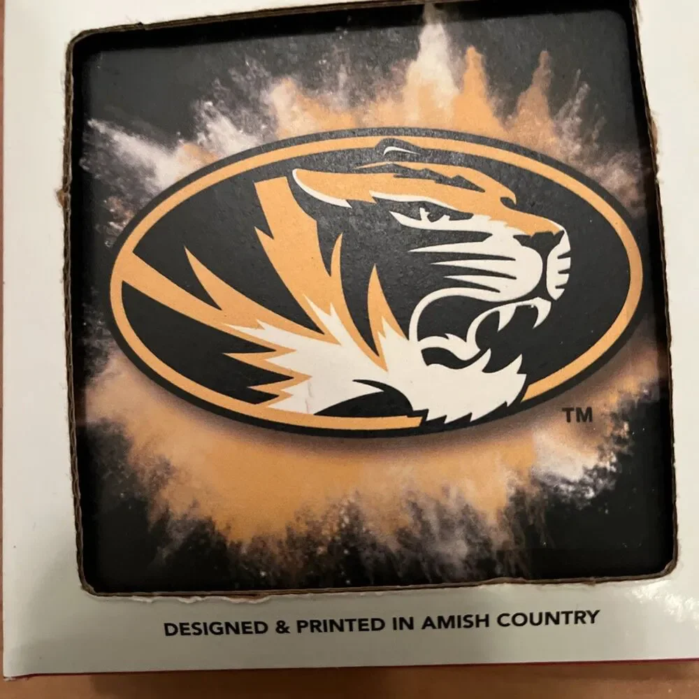 Missouri (Mizzou) Tigers 4-Pack Ceramic Coasters